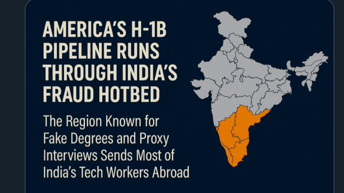 ChiefEngineerCE's tweet image. The Fallout

How the H-1B Outsourcing Pipeline Undermined American Innovation and Worker Trust

The H-1B program was sold to the public as a way to bring in the very best global talent when the United States faced genuine skill shortages. That was the promise. What it became was…