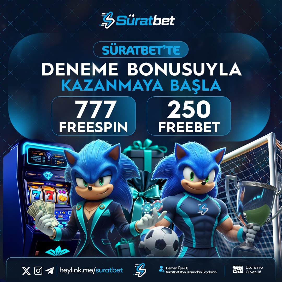 SuratBetcom's tweet photo. 🚀 DENEME FIRSATI SÜRATBET'TE!

💵 Yatırım Yapmadan Önce Denemek İstemez Misin?

⚡️ #Süratbet'te #DenemeBonusu ile dilersen 777 freespin dilersen 250 freebet ile deneyebilirsin!

 Süratbet ailesine katıl! https://t.co/Pf0DSAngKR https://t.co/0TfoLbbIMd