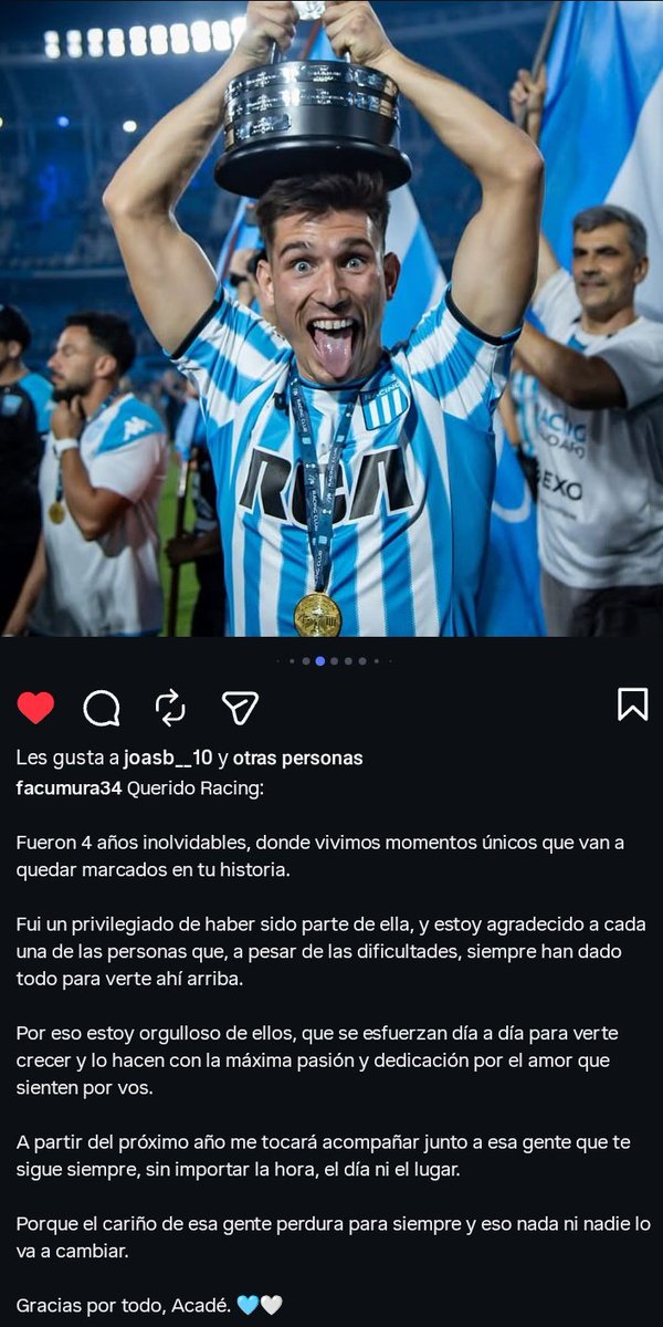 DIOS, RACING Y VIETTO tweet media