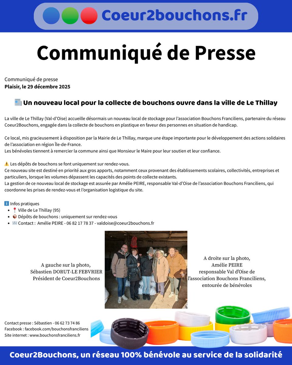 Collecte Bouchons en Plastique tweet media