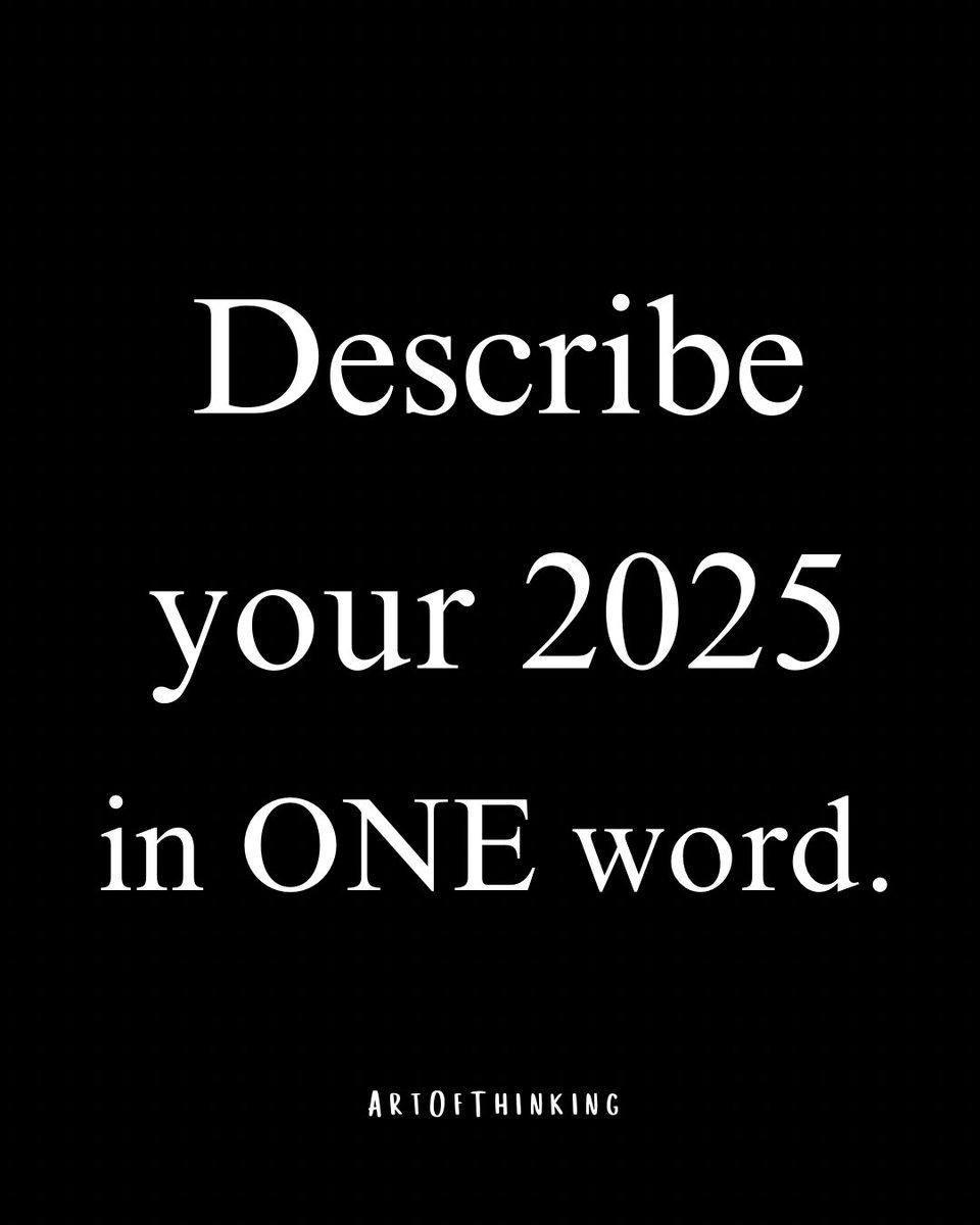 Art0fThinking's tweet photo. One word only https://t.co/hHlQhnUvZv