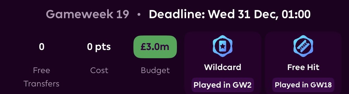 doncruijff's tweet photo. @allaboutfpl very tempted to sign hall, but why is my free transfer not given yet after using free hit in gw19? did i miss something about the free hit rule?

had 1ft before activating the free hit chip, &amp; then used the ft during gw18 in attempt to do early transfer, now i’m left with 0. how? https://t.co/pnMkLhjlMJ
