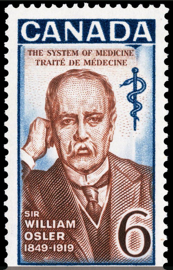 criley_md's tweet photo. Sir William Osler, FRS, FRCP 1st Baronet 
Born 7/12/1849
Graduate of @mcgillu 
1 of 4 founding professors of @HopkinsMedicine
1 of greatest diagnosticians ever to wield a #stethoscope 
#physician #teacher #SundayMorning #SundayVibes #historymed #medicine #MedEd #MedHistory https://t.co/E4ilduIVzj