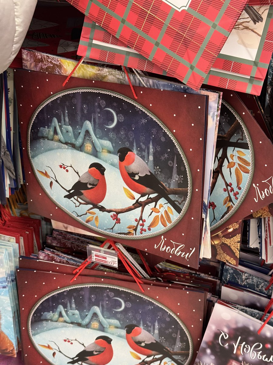 Хе-хе, два красных снегиря и пожелание любви, хе-хе 🤭