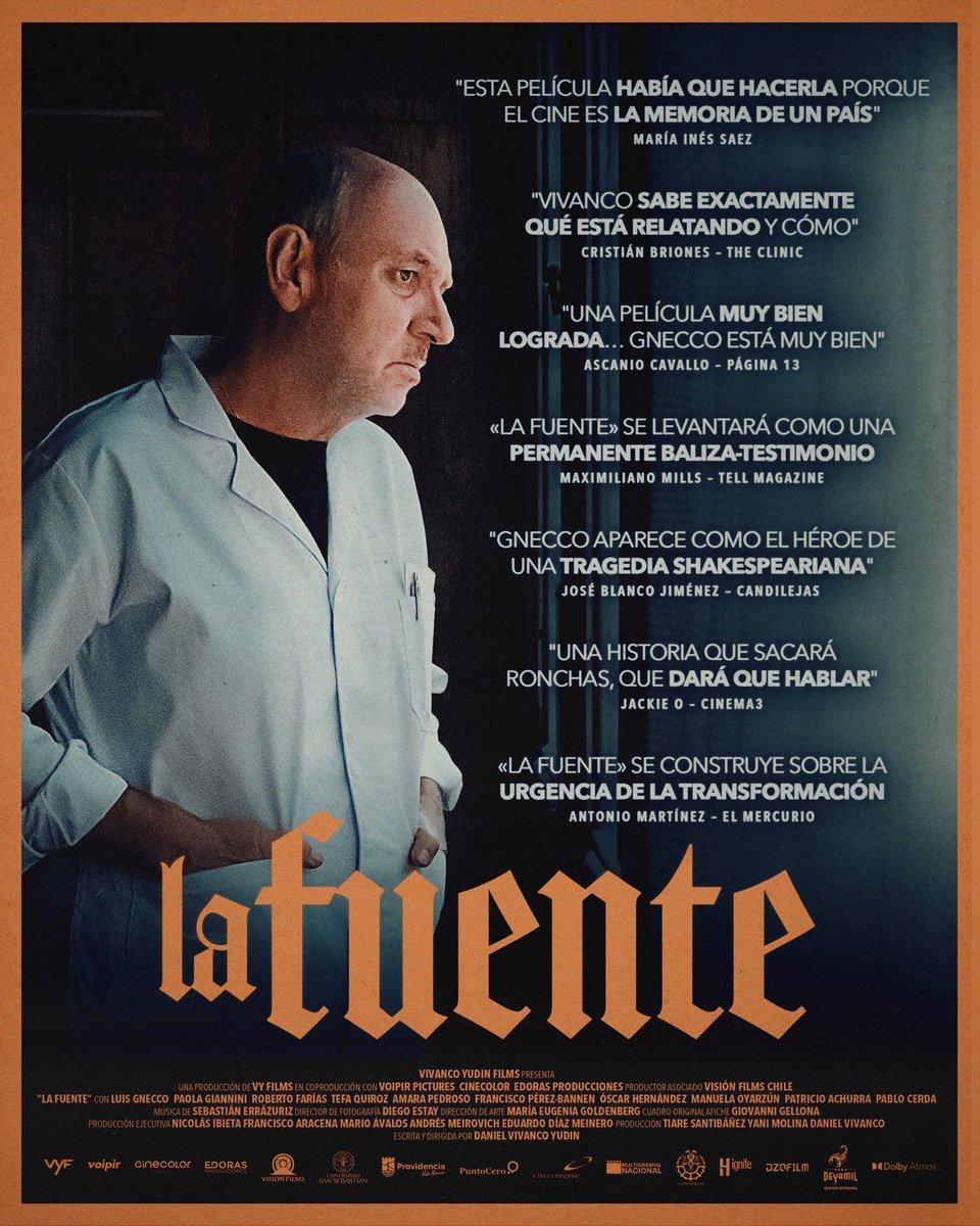 ¿Te la vas a perder?
peliculalafuente.cl
#PeliculaLaFuente
#CineChile
#EstallidoSocial