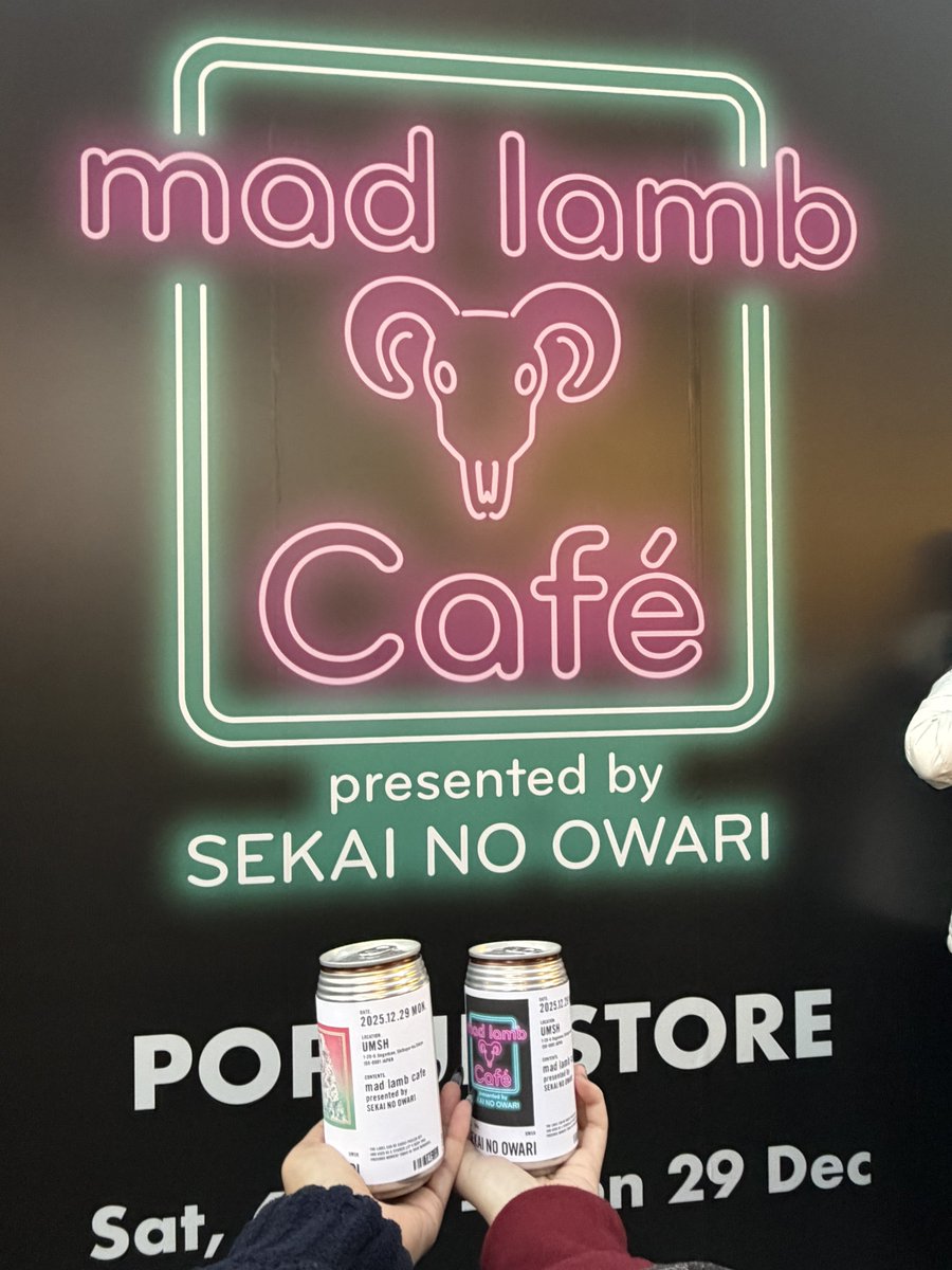 Lemon_skow's tweet photo. 最終日の日付けのラベルゲット〜
#madlambcafe 
#SEKAINOOWARI https://t.co/0r7oiIk8uM
