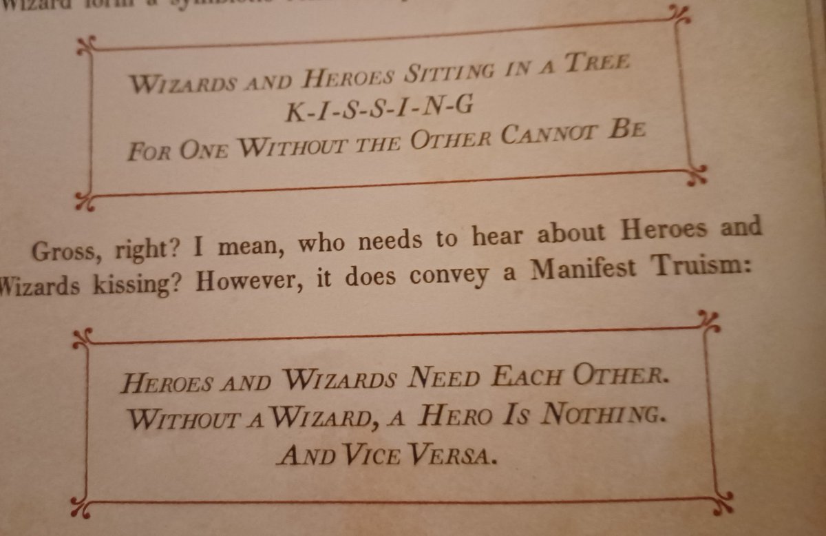 platelminti's tweet photo. @sunnyirry Hiii im leaving priv cause i felt the urge to show y this thingy from the enchiridion.  I think it can be interpreted much more than romantically but  finntress goes SO beyond just randomly putting two characters together it’s beautiful…. Without a wizard a hero is nothing https://t.co/I93QzVqikq