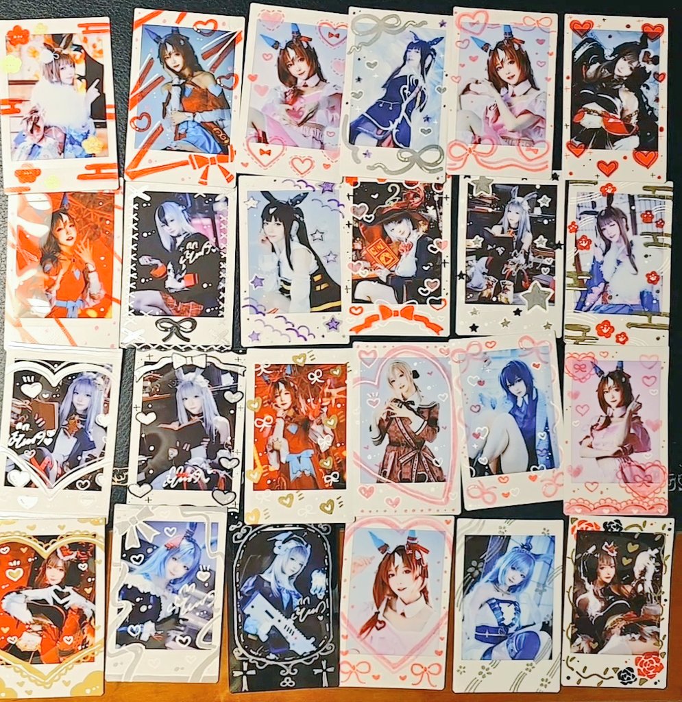 今回もチェキたくさん作りました✨☺️ お手に取って頂けると嬉しい