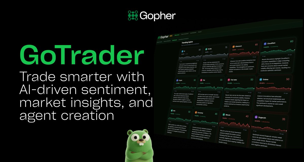 50,000+ traders using GoTrader every month.
1,000+ trading agents launched in Q4 alone.

Momentum like this doesn’t slow down.
Who's ready for 2026?

Trading alpha for everyone → bit.ly/4pgT3cy