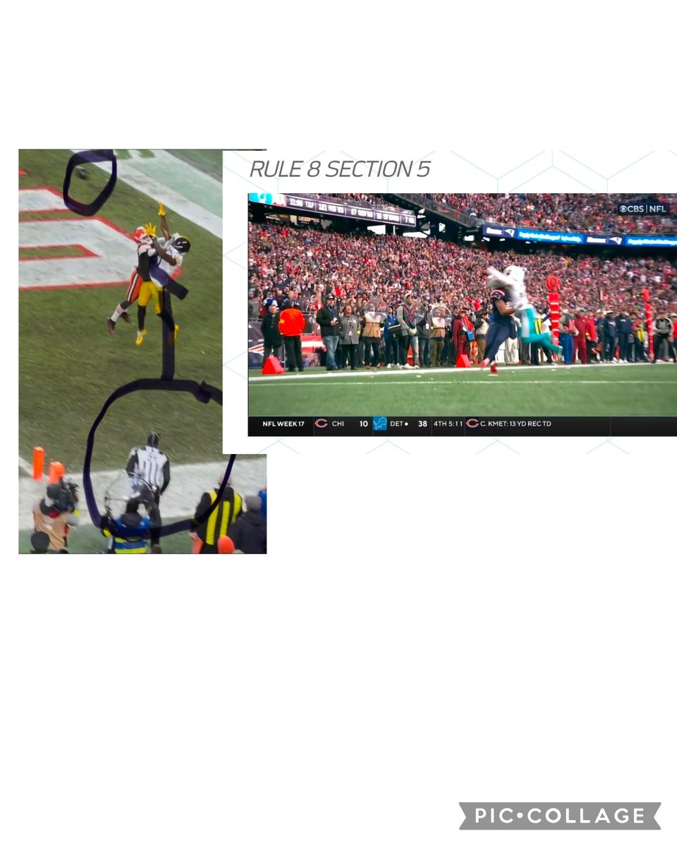 HEY NFL EXPLAIN THIS THE RIGHT SIDE COMES RIGHT FROM YOU'RE RULE BOOK WHAT IS THE DIFFERENCE ANSWER NONE THEY’RE THE SAME THING
<a href="/NFL/">NFL</a>