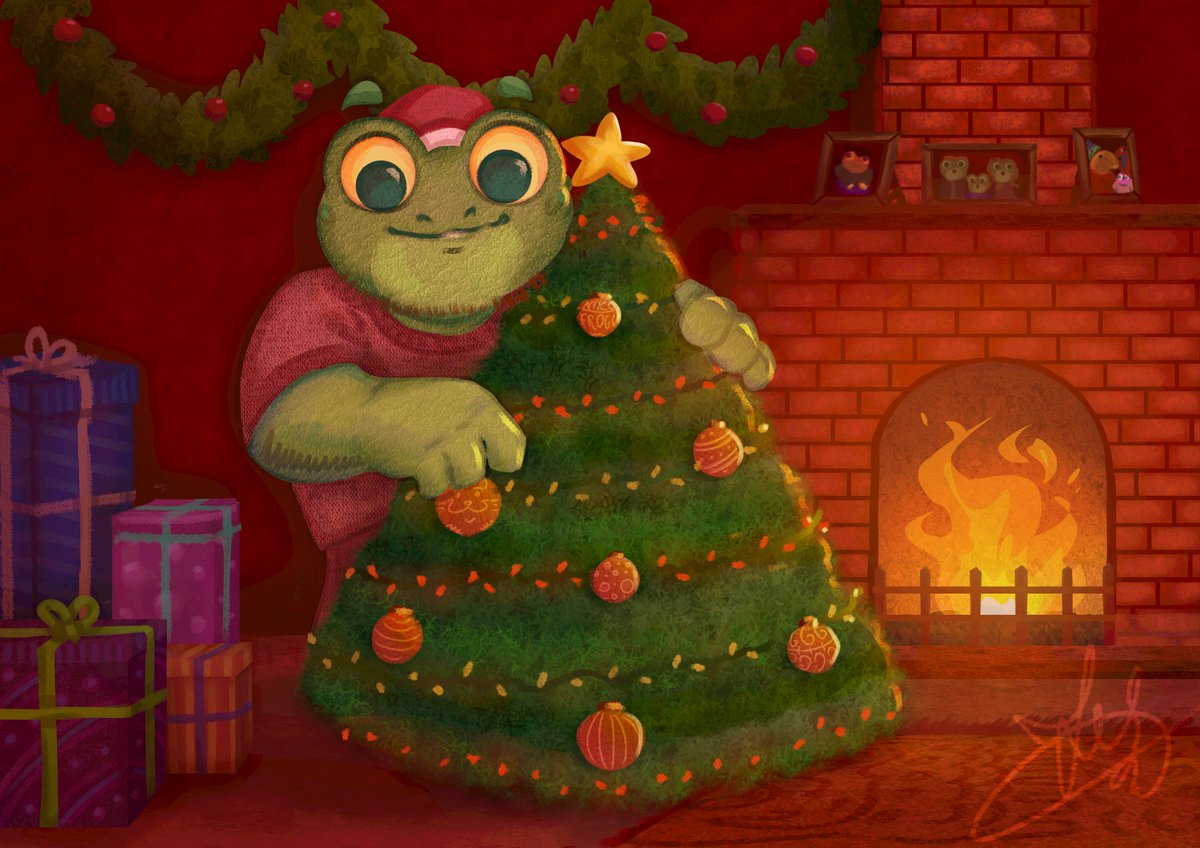 Don't forget to decorate the Christmas tree! 🎄✨