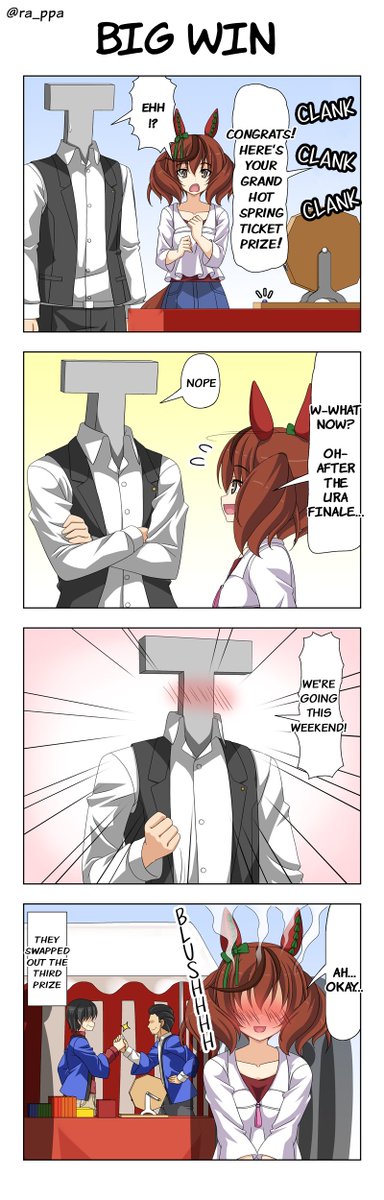 umamuchan's tweet image. Umamusume English Translation
"Nature on a hot spring trip"

(1/3)

#NiceNature
#Umamusume
#UmaTranslations
#英訳