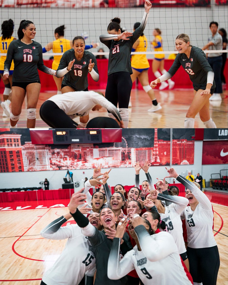 UNLVvball's tweet image. Ready to make more memories in 2026 🤩

#BEaREBEL