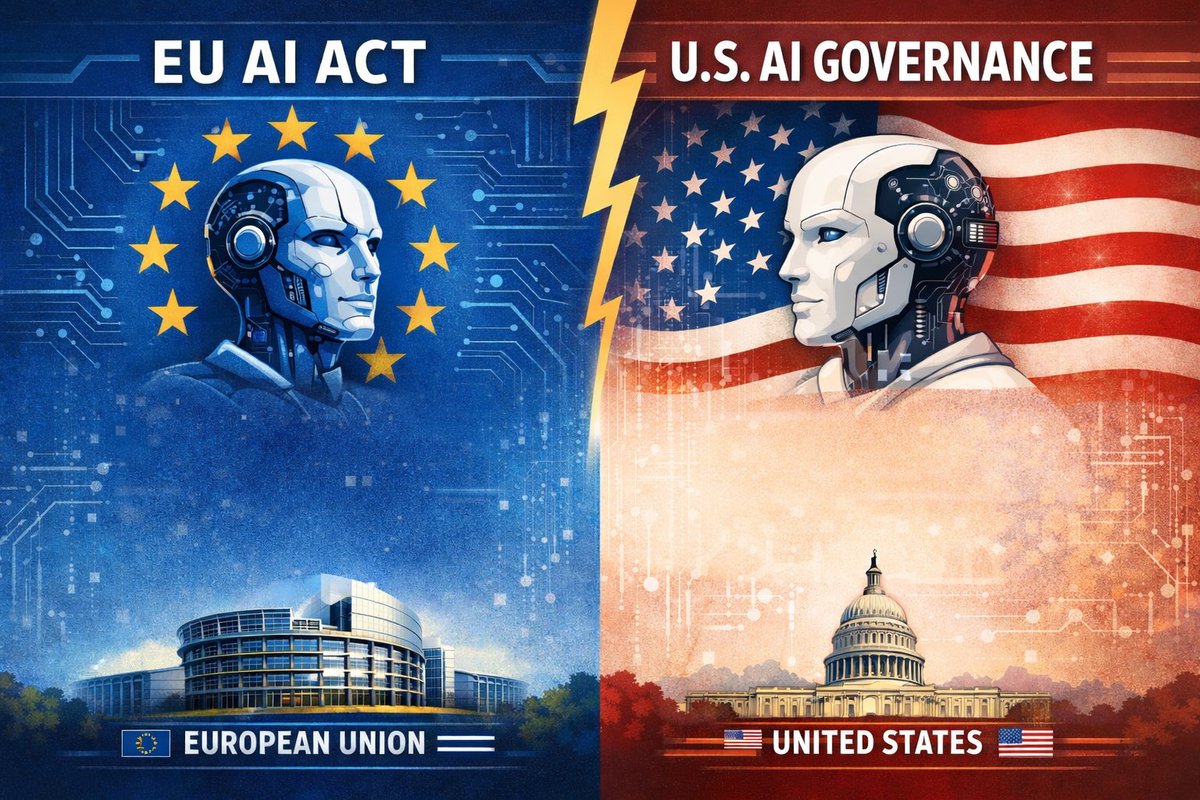 GPInstitute's tweet image. GPI's latest article is here! check out: "AI Regulation Across the Atlantic: EU AI Act vs. U.S. AI Governance"

By Osman Eren Dogan

Click to read: globalpi.org/research/ai-re…

#GPI #GPINSTITUTE #AI