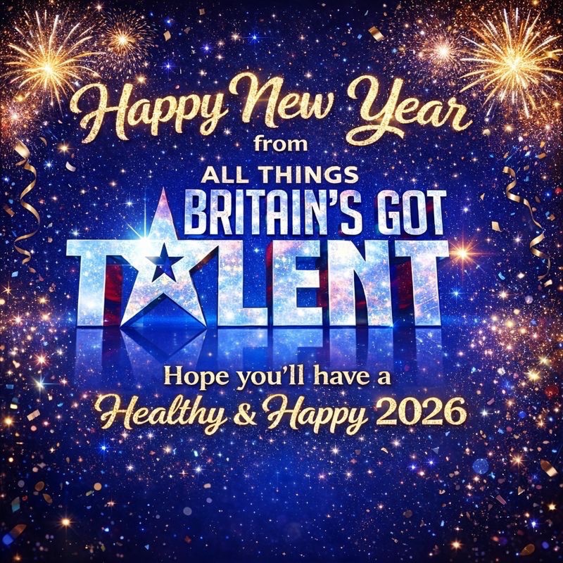We’d like to wish you all a Very Happy New Year, hope 2026 is good to you all 

We’ll see you soon when #BGT returns for a New Series 

Aaron &amp; Ruth #HappyNewYear