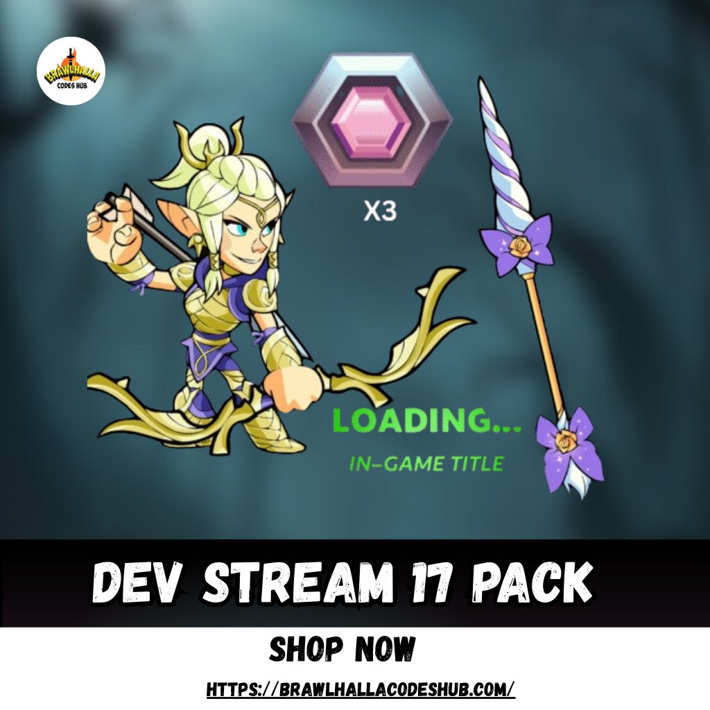 Brawlcodeshub's tweet photo. DEV Stream 17 Pack is live 🎮
Includes rare items &amp; in-game title
Available for a limited time. https://t.co/gQ8X7Sji1O