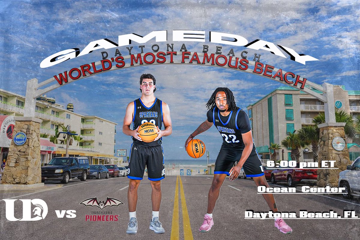 UDHoops's tweet image. Day 2 of the Sunshine Shootout☀️ 
🚨GAMEDAY🚨
🏀- vs Transylvania University 
⏰-6:00 pm ET (5:00 pm CT) 
📺- (Pay to Stream $$$) 
flocollege.com/events/1460972…
📊- dubuque.sidearmsports.com/sidearmstats/m… 
📍-Ocean Center Daytona Beach, FL

#FlySparty
#RepTheDBQ
#d3hoops