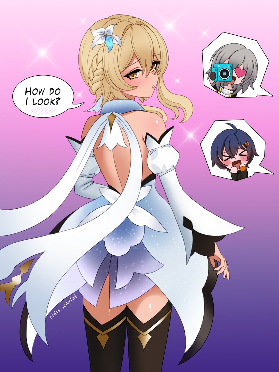 Lumine's new outfit let's goooooo