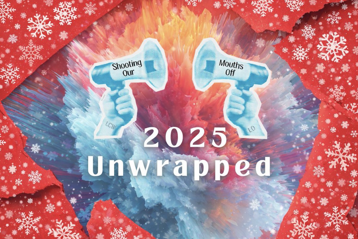 mouthsoffpod's tweet image. 34 blogs, 8 podcasts, 5 reviews and 4 vlogs… Even though we only launched the site back in September, we’ve gone ahead and unwrapped our very own 2025 stats - a small but exciting snapshot of our beginning! shootingourmouthsoff.com/2025/12/29/sho… @wearejames