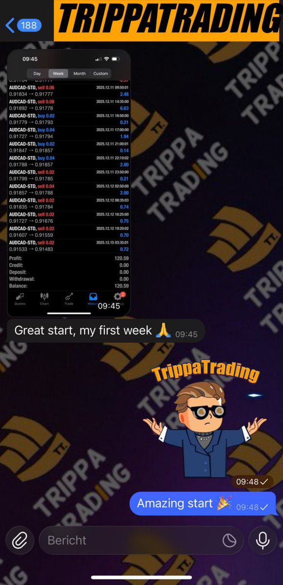 kapdohd59041's tweet photo. ⚠️ WHAT A DAY SO FAR! 
We up $1,286 in profits on GBP/USD. Our AI bot is riding the waves🏄‍♂️
⬇️⬇️
https://t.co/clkBMcqXrF

#ForexTrading #Forex #DayTrading #PriceAction #Trader #Investing #Finance $GBPUSD #fxtrader $XAUUSD #Tradingbot $BTC $ETH #Crypto #StockMarket #Trading https://t.co/VhVq6Zfpee