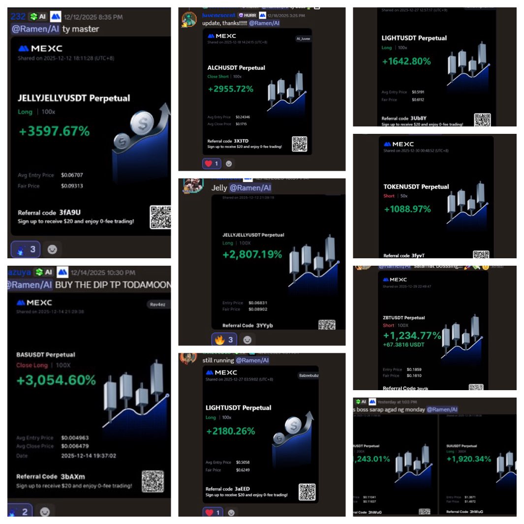 December winstreak for <a href="/AlphaIntelMedia/">Alpha Intel</a>  members

To gain access to our free signals and live sessions send me a DM

#crypto
#MEXC 
#alphaintel 
#japan
#OFWJAPAN