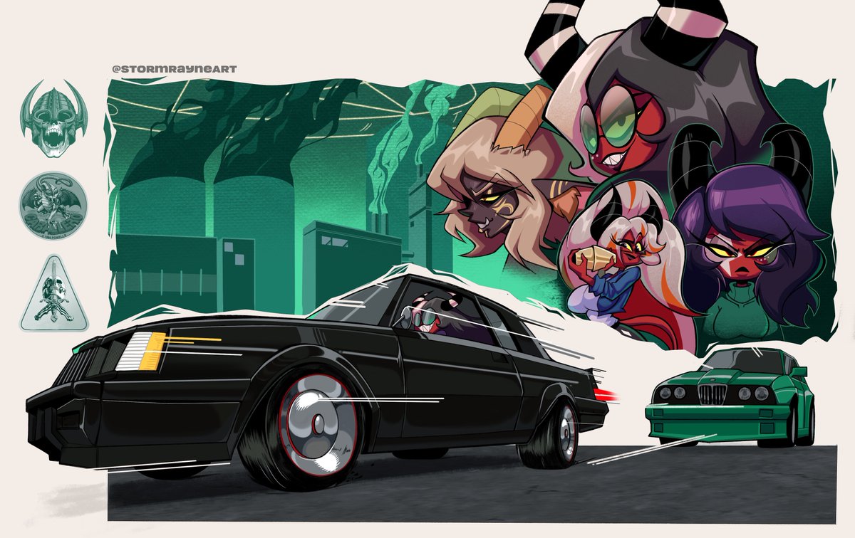 All I ever wanted was a black Grand National

And that came true.

Huge thank you as always to my ride or die <a href="/StormRayneArt/">Storm Rayne 🔞</a> 

Feat my best friends <a href="/DragonMorfer/">DragonMorfer🐉 (COMM:OPEN)</a>  &amp; <a href="/luigimariokirb2/">Luigimariokirby2</a>