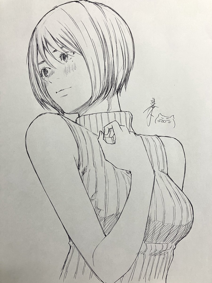 yoshimizm's tweet image. 手癖詰め合わせラクガキ

朝のラクガキvol443