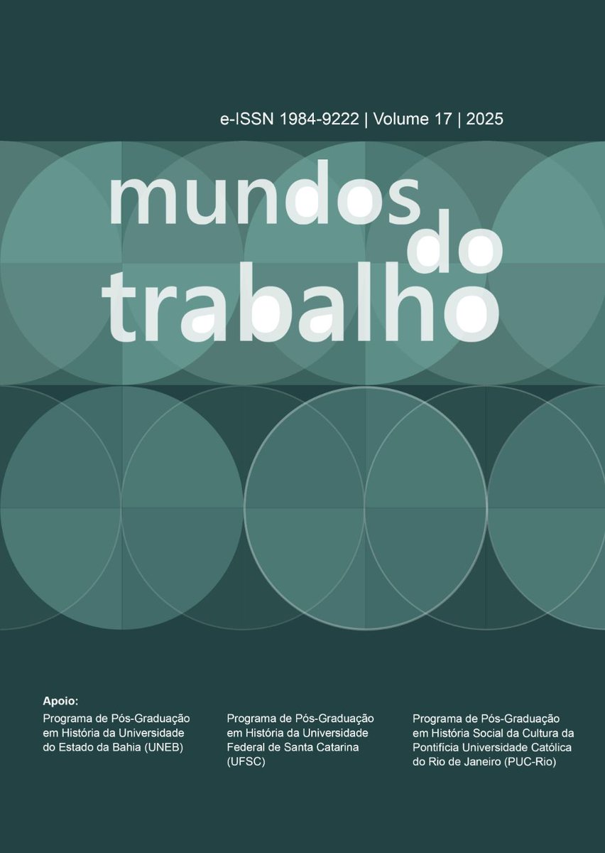 MundosTrabalho's tweet photo. #MundosdoTrabalho Já está no ar vol. 17 (2025): 62 contribuições, com dossiês temáticos, artigos livres, debates, entrevista e resenhas. Destaque para a entrevista com George Andrews e o debate sobre Black Reconstruction, de W. E. B. Du Bois. 👉🏾 https://t.co/HO7rGKJLPU https://t.co/VKQSaax3ap