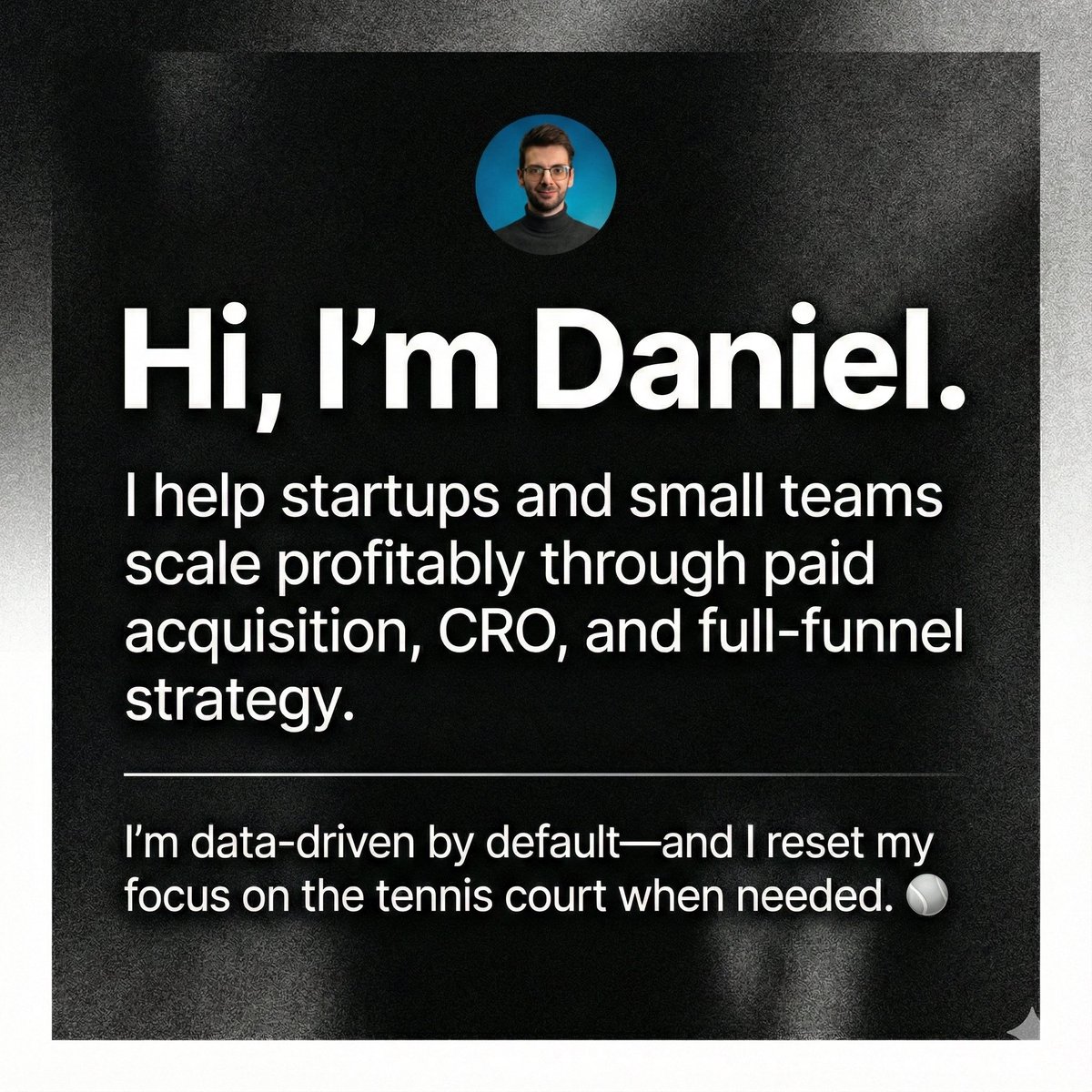 danielpopa_me's tweet photo. Free PPC Audit for startups &amp; SMEs.

If you’re running ads and not sure whats working, I will audit your account and send you 3 fixes to improve ROAS + CPL.
#PPC #startup #startuplife #StartupGrowth #ROAS https://t.co/bY1be6b3ry