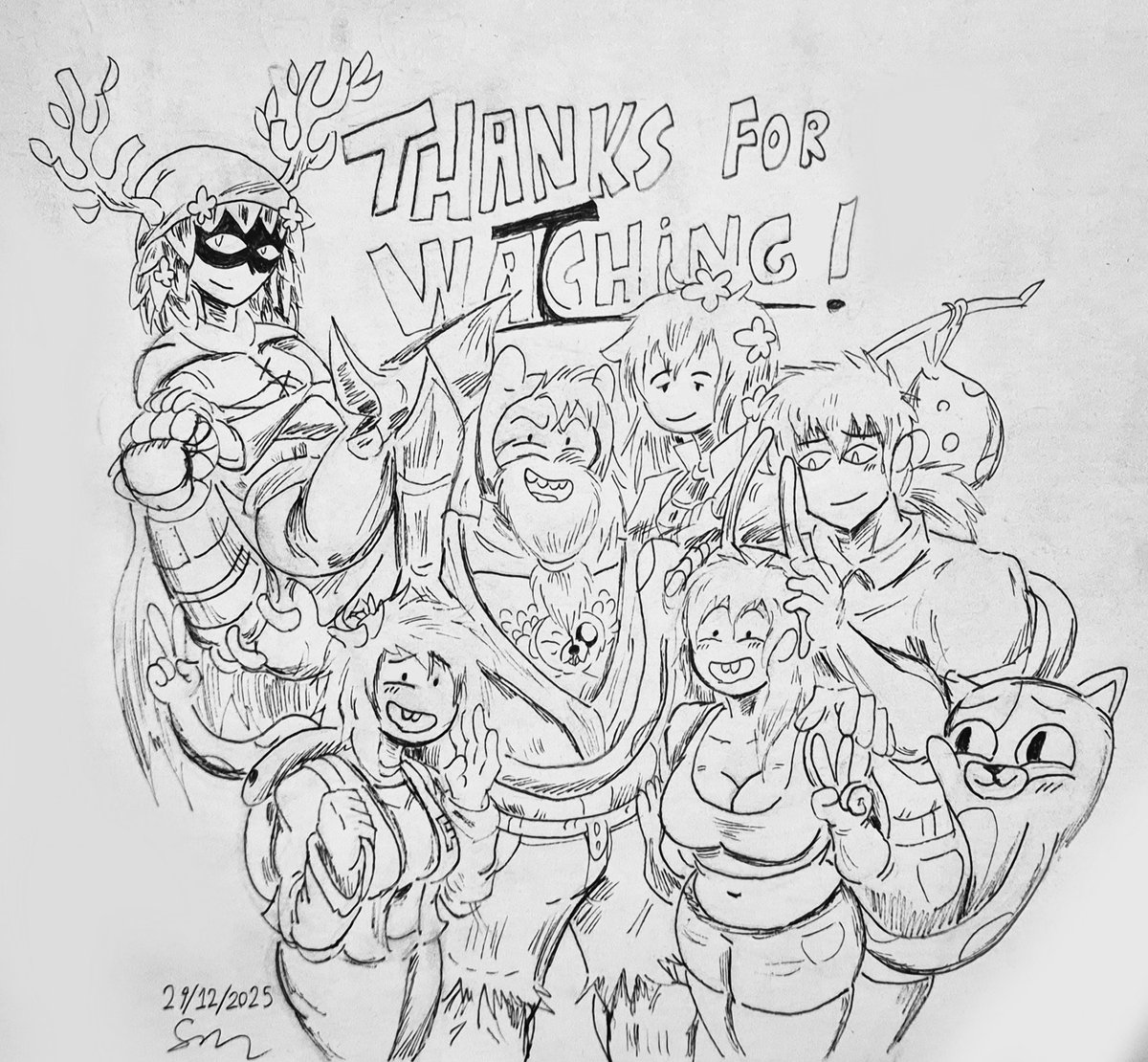 SargentUniverse's tweet photo. THANKS YOU FOR WATCHING FIONNA AND CAKE! 🐇🐈☘️ #fionnaandcake #FionnaAndCakeseason2 #FionnaandCakefanart #adventuretimefanart #AdventureTimeFionnaandCakeSeason2 #adventuretime #huntresswizard #FIONNACAMPBELL #huntbunny #artwork #traditionalart #cartoon https://t.co/TAPuZrQqSI