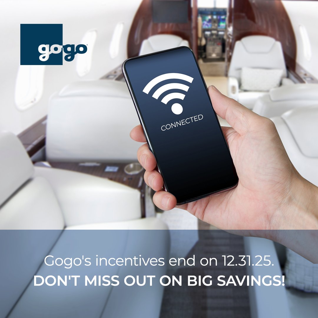GogoAviation's tweet photo. There are only 3 DAYS left before our current upgrade promotions end. All promo forms NEED to be completed by Dec 31, 2025 to receive the installation incentive rebates. 

 https://t.co/CvAdElkPLK? https://t.co/eFcneyY7Pb