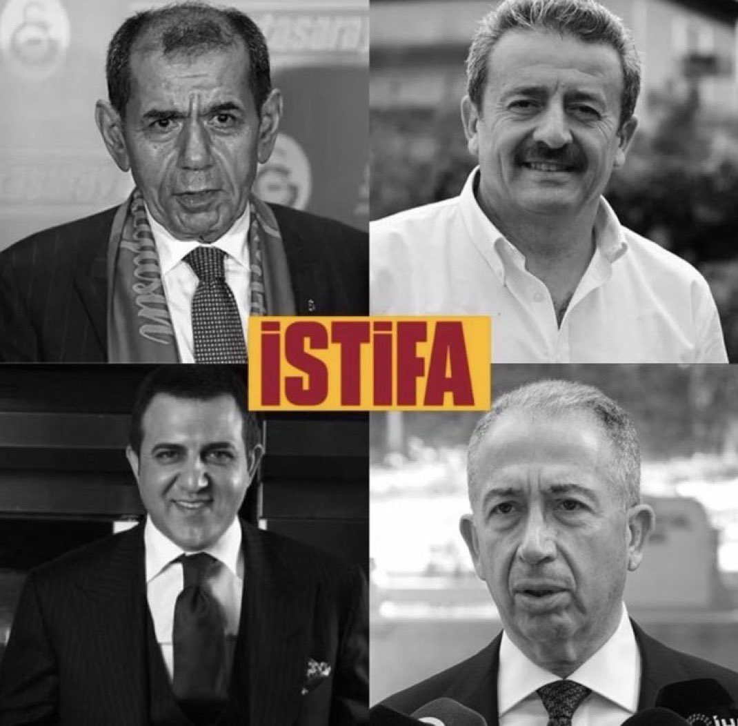 Galatasaray’ı bu kadar dokunur hale getirdiğiniz için istifa edeceksiniz ağlaya ağlaya gideceksiniz. İlk iç saha maçında 50 bin kişi İSTİFA diye bağıracak.

#YönetimİSTİFA
