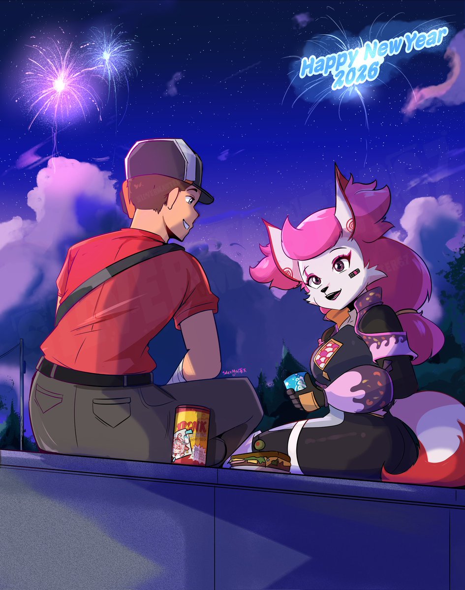 Master67Silver's tweet image. Happy New Year 2026✨🎉

#Fortnite #FortniteArt  #TeamFortress2 #HappyNewYear
