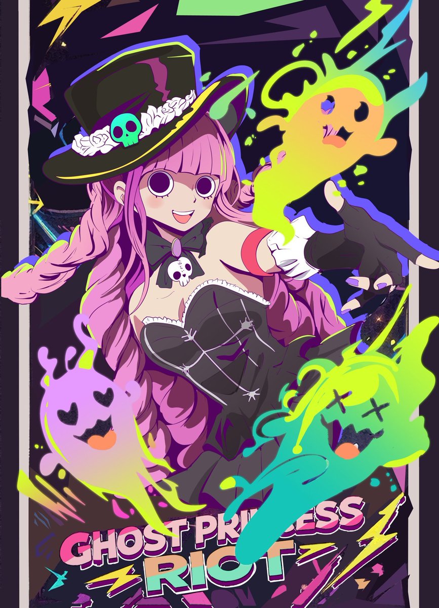 ペローナ 「#ONEPIECE #ペローナ ノリだけで描いちゃいました」|laika2slipコミティアA66aのイラスト