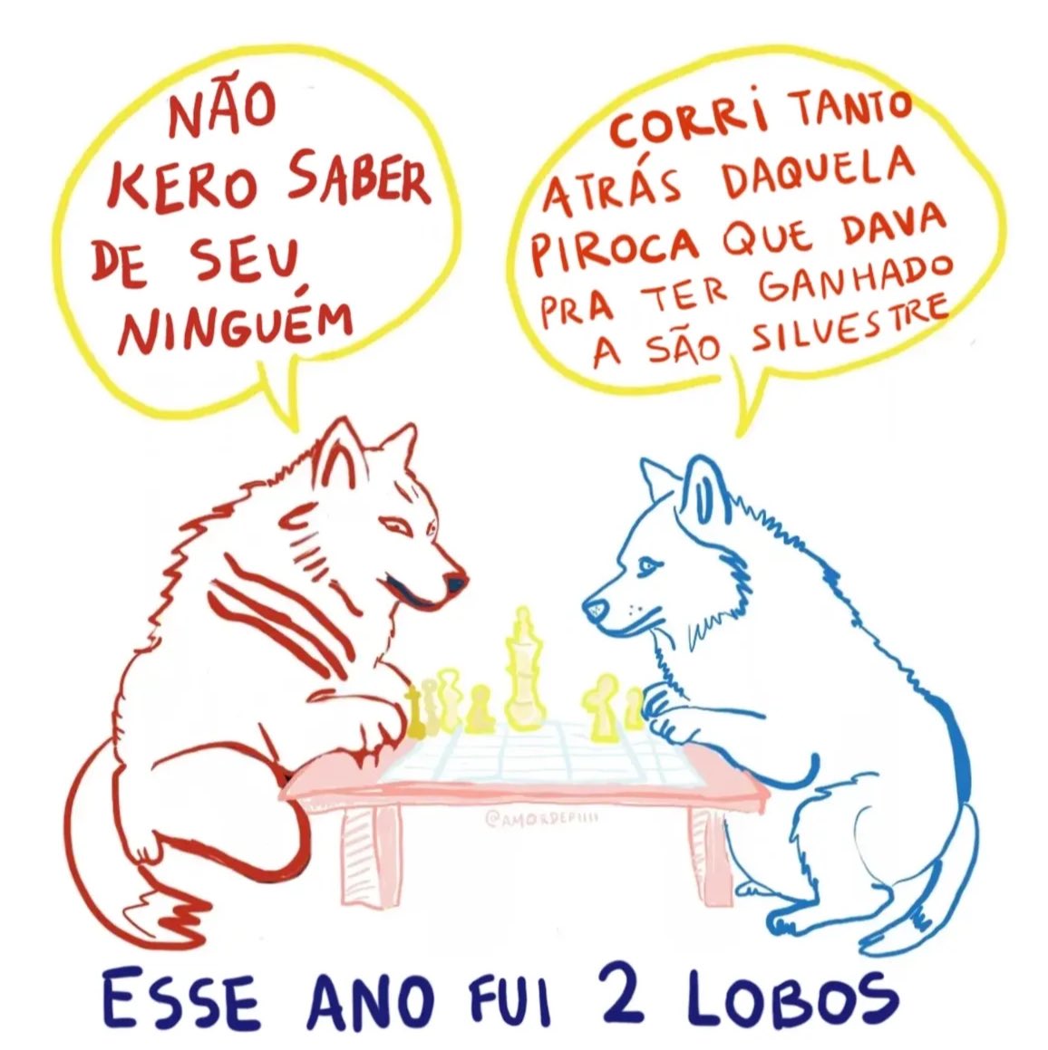 itsgentible's tweet photo. Esse ano fui esses 2 Lobos https://t.co/zdXb0H6knZ