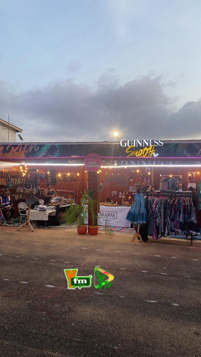 Y1079FM's tweet photo. 📸 CAPTURING MOMENTS: #Afrofuture2025 Festival Day 2 with a fusion of art, fashion, Vendors &amp; pure energy, setting the tone for tonight’s vibe !!🔥🙌🏾

#dettyyourself #YHolidayHavoc25 #yholidayhavoc #ytvghana #YFMGhana https://t.co/yQo2k9CbEr