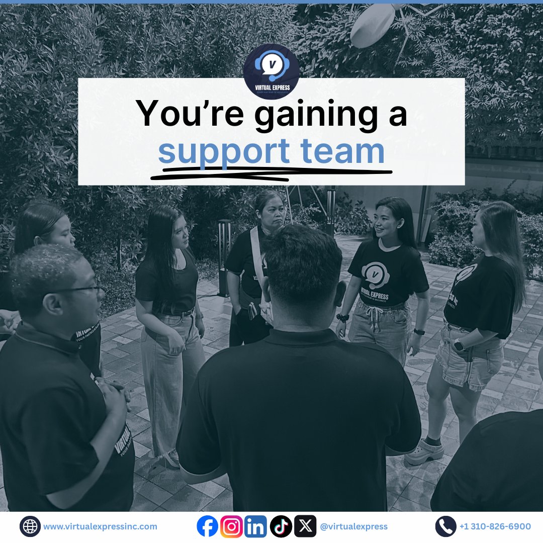 virtualexpress_'s tweet image. Support works when there are real systems and real people behind the scenes.

#VirtualTeam #VirtualAssistant #VirtualAssistance #BusinessOwner #BusinessStrategy