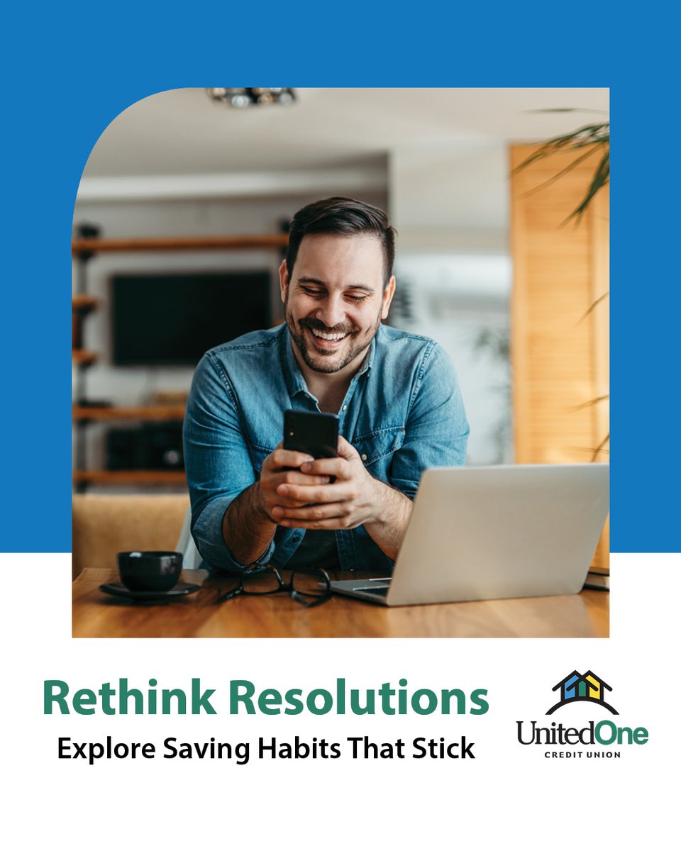 UnitedOneCU's tweet image. Tired of financial resolutions that fizzle out?

Try simple, steady habits that make saving easier all year long &amp;gt;&amp;gt;&amp;gt; greenpath.com/wellness-educa…