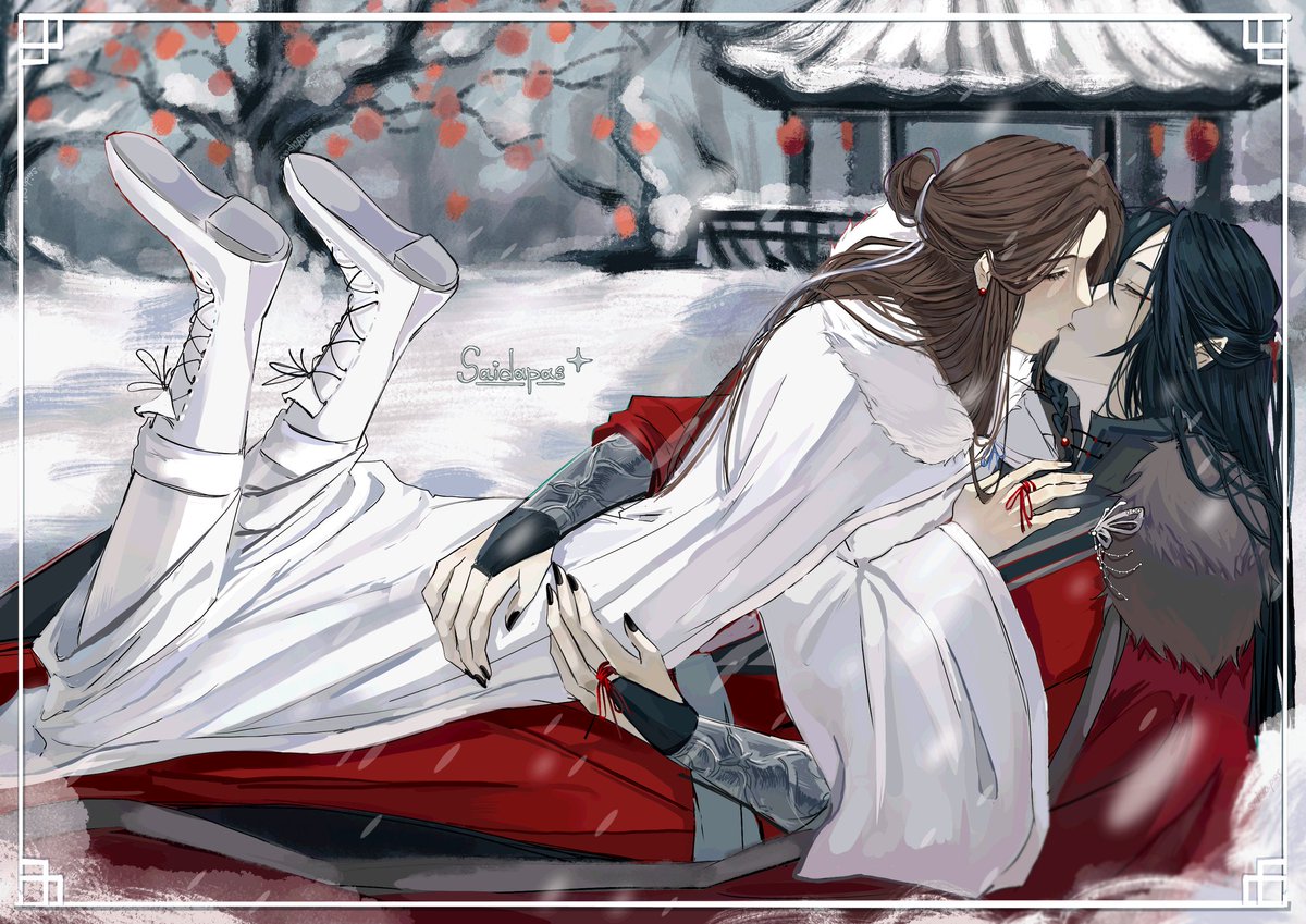 merry yaoimas and happy new yuri❤️‍🩹

#天官赐福 #TGCF #천관사복 #Hualian #XieLian #HuaCheng