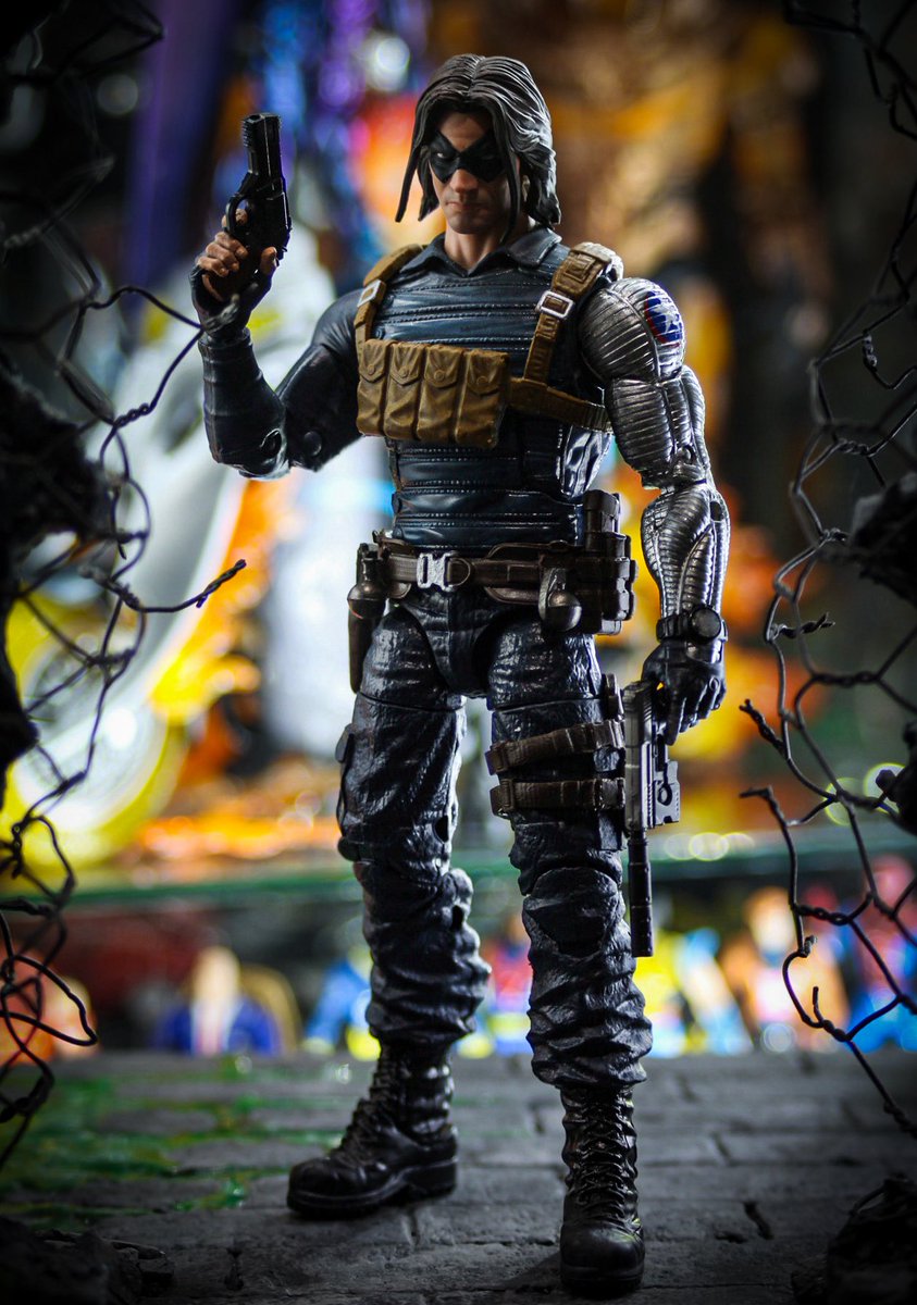 マーベルレジェンド ウィンターソルジャー ・ヘッドリペイント ・部分