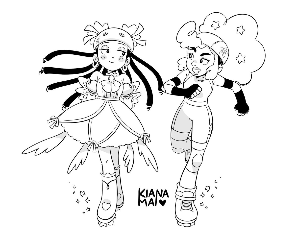 kianamaiart's tweet image. wheels and roses this friday???