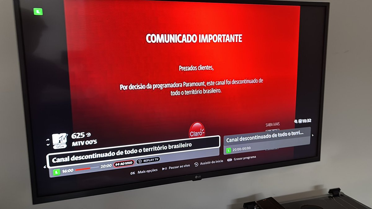 givanildobs's tweet photo. Obrigado @ParamountBrasil !! Uma das poucas opções de vídeo clipes! Todas as @MTVBrasil @MTV foram descontinuadas no Brasil!!! https://t.co/32RoXrMYfZ