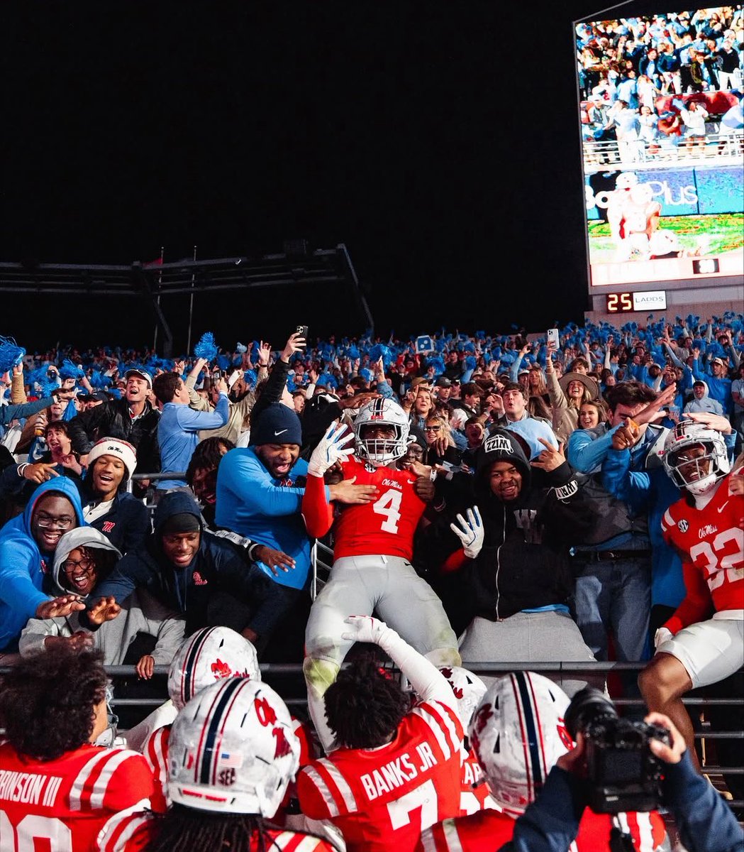 EverythingRebs's tweet photo. As the Sugar Bowl awaits, take a look at this season’s accomplishments:

- 11 win regular season
- 12 win season overall
- 9-0 home record
- First playoff win 
- Third straight Egg Bowl victory
- Magnolia Bowl victory 
- VHS stadium record
… and more

Not. Done. Yet. https://t.co/4KuBv45DI9