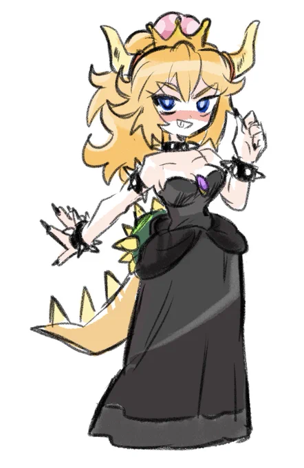 #Bowsette #クッパ姫 ドレスver
