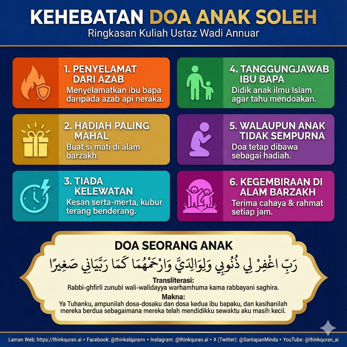 SantapanMinda's tweet photo. Kehebatan doa anak yang soleh. 🤲🏻 https://t.co/do5ItO1Lka