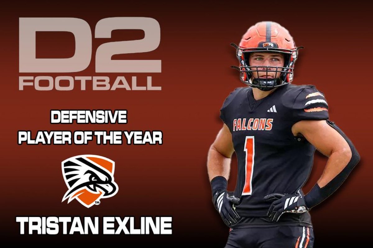 Talked about this a long time ago! Congrats <a href="/TristanExline/">Tristan Exline</a> <a href="/D2Football/">D2Football</a>
