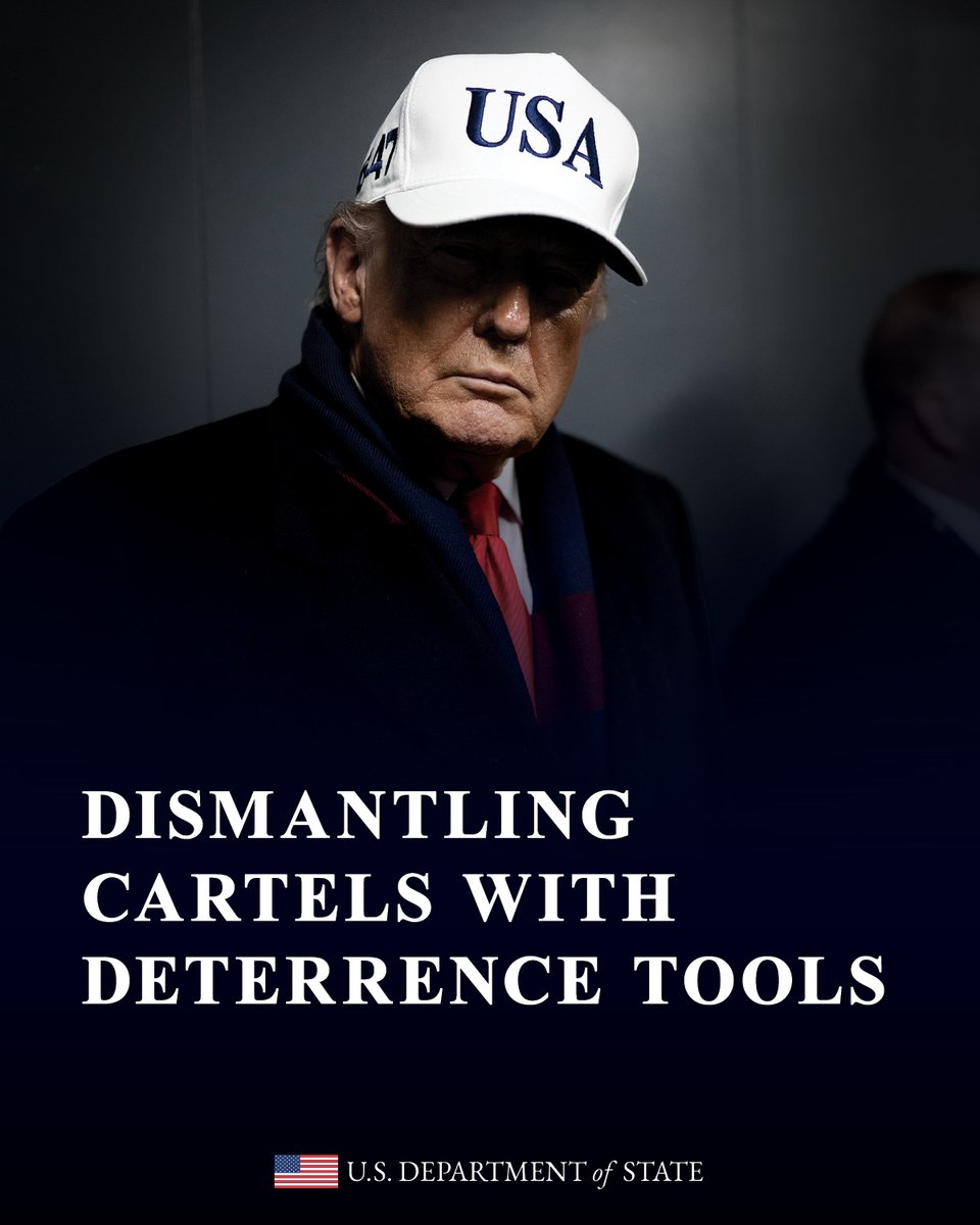 President Trump is keeping narco-terrorists OUT.

We’ve created new visa restriction policies for drug traffickers’ families and associates and added 29 new reward offers for designated targets, including a record $50 million for Nicolás Maduro.