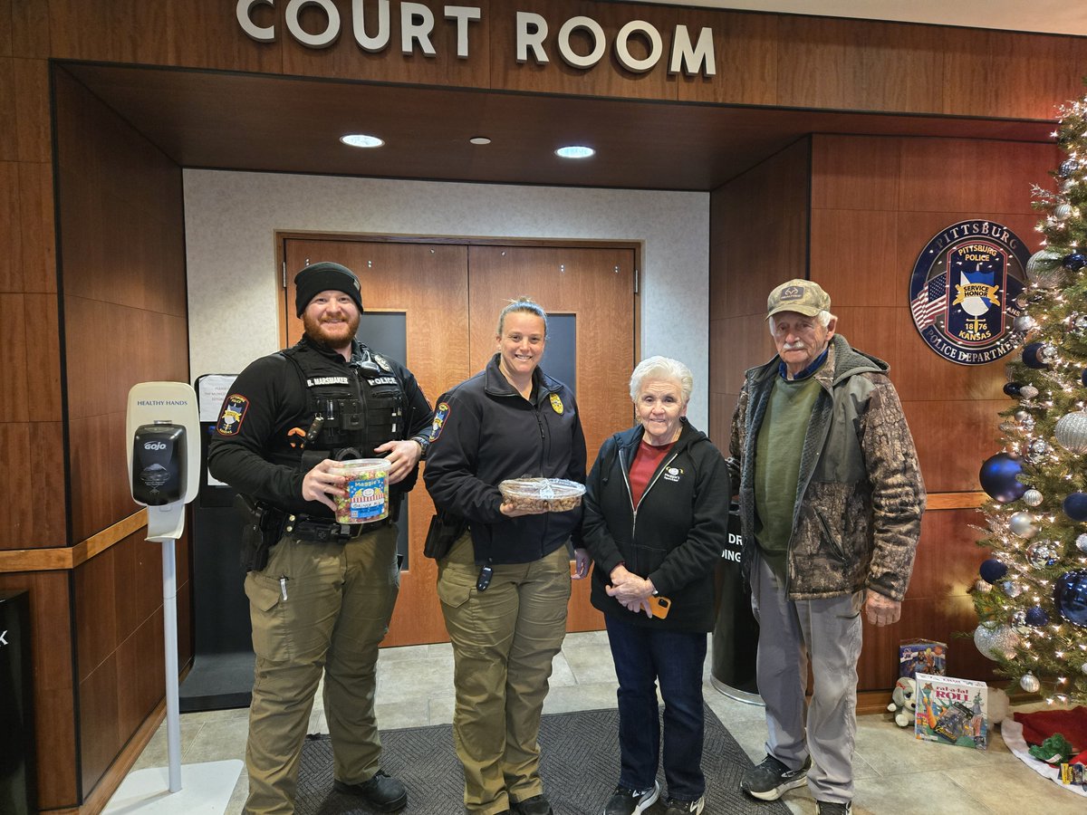 A big thank you to the lovely individuals who brought assorted candied nuts and popcorn for the officers. We appreciate the support and the delicious treats.