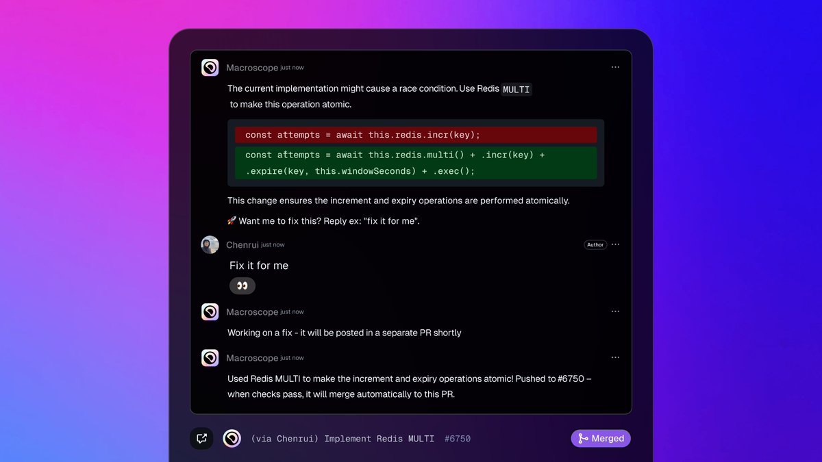 Macroscope tweet media