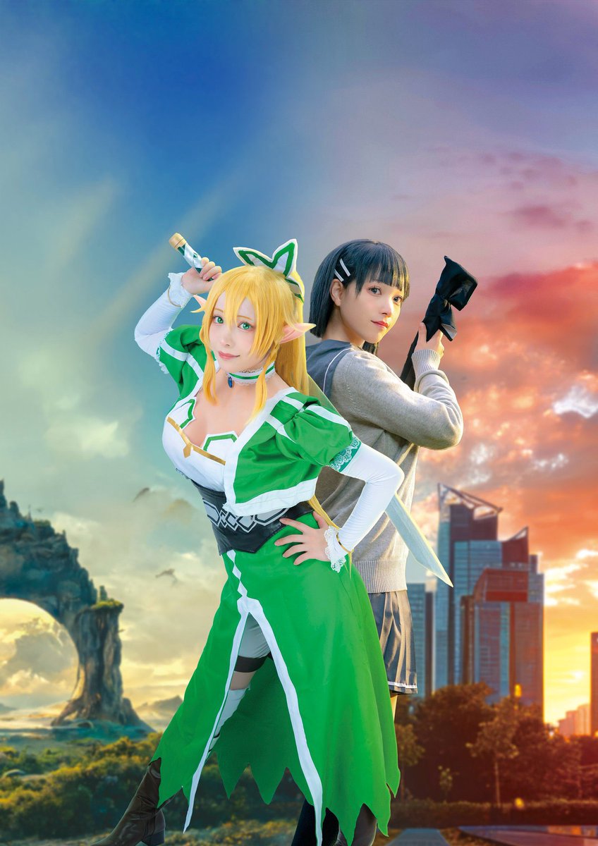 ⑫ SAO 直葉/リーファ クリアカード (名刺サイズ 2枚入り 500円